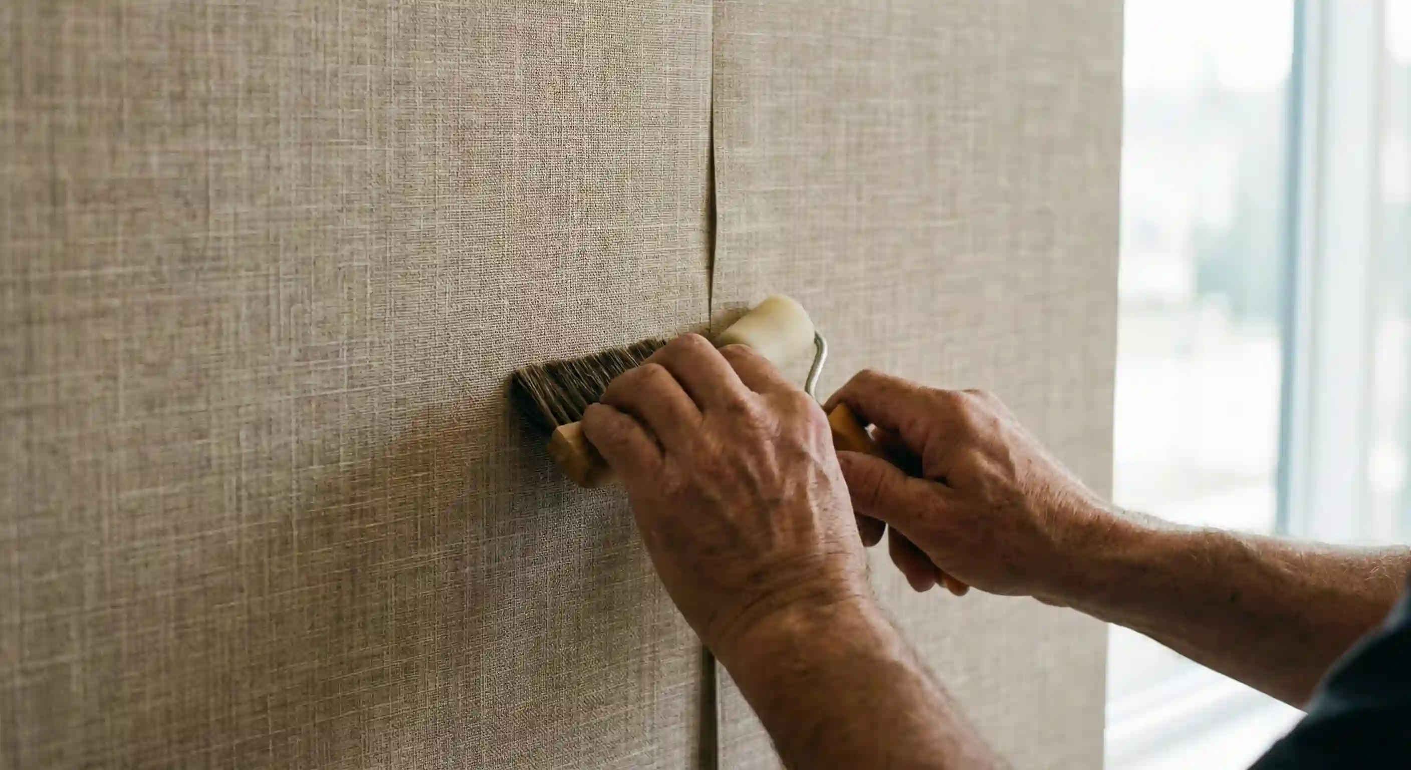 Wallpaper materials and textures